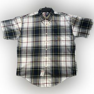 New Chaps Ralph Lauren men’s short sleeve button up shirt size L